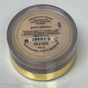 Bare Minerals All-Over Face Color "Pure" Radiance Mineral Powder Makeup .03oz